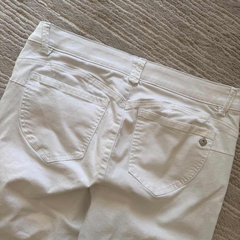 DEMOCRACY WHITE “AB” SOLUTION STRETCH JEANS - Picture 4 of 8